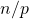 n/p