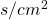 s/cm^2