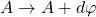 A\rightarrow A+d\varphi