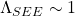 \Lambda_{SEE}\sim 1\TeV