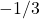 -1/3