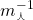 m_\curlywedge^{-1}