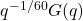 q^{-1/60}G(q)