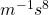 m^{-1}s^8