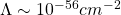 \Lambda\sim 10^{-56}cm^{-2}