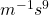 m^{-1}s^9