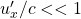 u'_x/c<<1