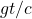 gt/c
