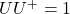 UU^+=1
