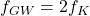 f_{GW}=2f_K