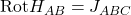 \mbox{Rot}H_{AB}=J_{ABC}