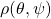 \rho (\theta, \psi)