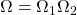 \Omega=\Omega_1\Omega_2