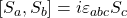 \left[S_a,S_b\right]=i\varepsilon_{abc}S_c