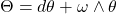 \begin{equation*} \tcboxmath{\Theta=d\theta+\omega\wedge \theta} \end{equation*}