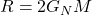 R=2G_NM