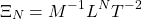 \[\Xi_N=M^{-1}L^NT^{-2}\]