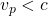 v_p<c