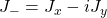 J_-=J_x-iJ_y