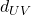 d_{UV}
