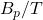 B_p/T