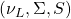 (\nu _L, \Sigma, S)